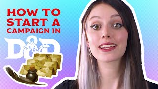 How to Start Your Own Campaign in Dungeons amp Dragons [upl. by Ketchum847]