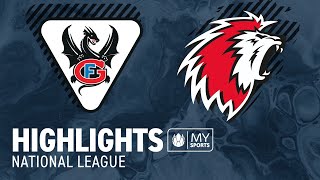 Fribourg vs Lausanne 21 nP  Highlights National League [upl. by Nyrat189]