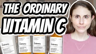 ALL THE ORDINARY VITAMIN C PRODUCTS Dermatologist Review  Dr Dray [upl. by Enyala]