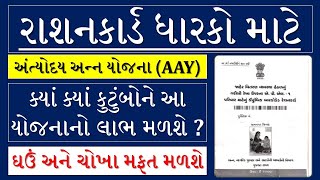 RATION CARD  ANTYODAYA CARD  ANTYODAYA ANNA YOJANA BENEFITS [upl. by Eylhsa]