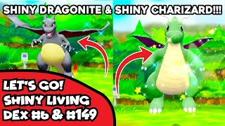 Live Shiny Dragonite and Charizard in Pokemon Lets Go Pikachu [upl. by Darton]