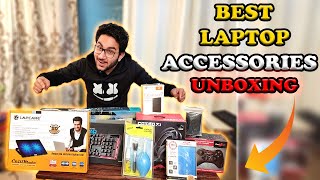 Must Have LAPTOP ACCESSORIES  7 ITEMS UNBOXING amp REVIEW [upl. by Alleris]