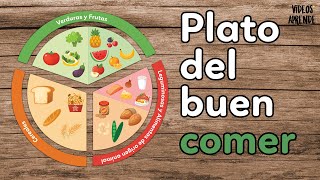 Plato del buen comer  Videos Aprende [upl. by Akimot709]