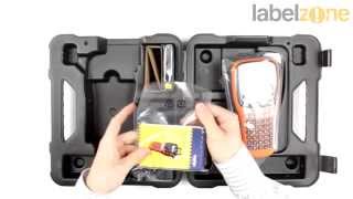 Brother PTE100 Industrial Handheld Label Printer  Unboxing and features [upl. by Ahsinwad]