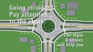 Navigating A MultiLane Roundabout [upl. by Toile]