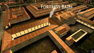 Animation of ancient Roman Fort in Caerleon Wales [upl. by Halsted154]