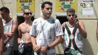 Torcida do Palmeiras protesta em frente ao CT na reapresentação [upl. by Tnecnev391]