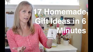 17 Homemade Gift Ideas In 6 Minutes  AnOregonCottagecom [upl. by Abrahams]