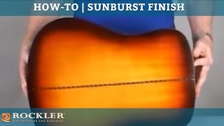 HowTo Sunburst Guitar Finish [upl. by Aratak]