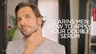 How to apply your Double Serum  ClarinsMen [upl. by Bender]