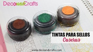 Tintas para sellos caseras  DecoAndCrafts [upl. by Aseuqram]