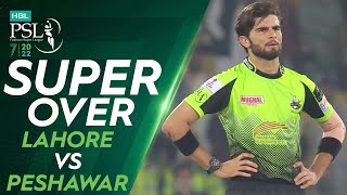 Super Over  Lahore Qalandars vs Peshawar Zalmi  HBL PSL 7  ML2L [upl. by Ahsinnod]