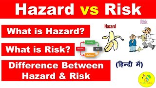 Hazard and Risk in Hindi  Whats the difference  Fire Safety Academy [upl. by Charil886]