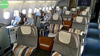 LUFTHANSA  BUSINESS CLASS FLIGHT REVIEW  A340600  DUBAI TO MUNICH [upl. by Premer]