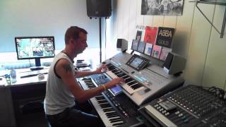 Radetzky March Johann Strauss Performed On Yamaha Tyros 4 By Rico [upl. by Rednasxela]