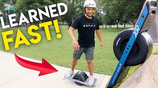 HOW To Onewheel in 10 MINUTES  Tips And Tricks [upl. by Ynaffat919]