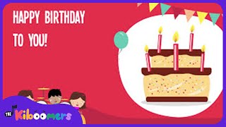 Happy Birthday To You Lyric Video  The Kiboomers Preschool Songs amp Nursery Rhymes [upl. by Eilagam]