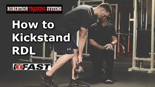 How to Kickstand RDL [upl. by Rolyak623]