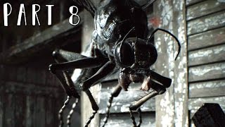 RESIDENT EVIL 7 Walkthrough Gameplay Part 8  Giant Bugs RE7 [upl. by Yenruogis50]