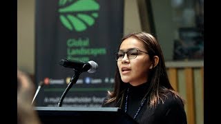 Water protector Autumn Peltier speaks at UN [upl. by Bernette]