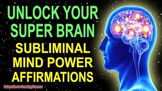 Program Your Mind Power For Extreme Intelligence Subliminal GENIUS Affirmations While You Sleep [upl. by Aihsoem]