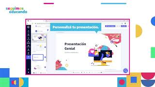 ¿Cómo crear y compartir una presentación en Genially [upl. by Derwin]