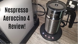 Nespresso Aeroccino 4 Milk Frother Review  Worth upgrading from the Aeroccino 3 [upl. by Daugherty]