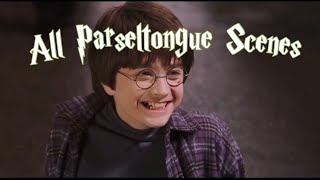 UPDATED All Parseltongue Scenes in Harry Potter [upl. by Niaz400]