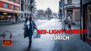 Zürich’s Red Light District  Langstrasse Walking Tour in 4K [upl. by Rosa]