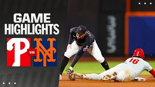 Phillies vs Mets Game Highlights 51324  MLB Highlights [upl. by Felipa]