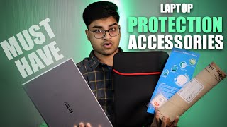 Laptop Protection Accessories Kit amp Tips in Hindi  Screen Guard Covers amp Case [upl. by Ozzie]