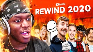 Reacting To MrBeasts Youtube Rewind 2020 [upl. by Noeled574]