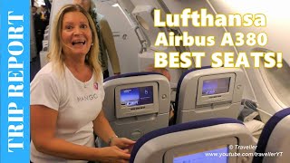 Review Lufthansa 🇩🇪 Airbus A380 Upper Deck Economy Class Flight 🇩🇪 Bangkok Suvarnabhumi to Frankfurt [upl. by Annayr]