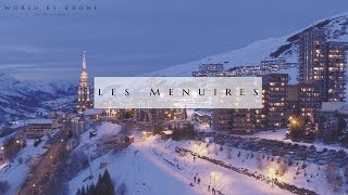 LES MENUIRES  by drone [upl. by Libove]