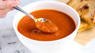 Easy Three Ingredient Tomato Soup Recipe [upl. by Asirahc]