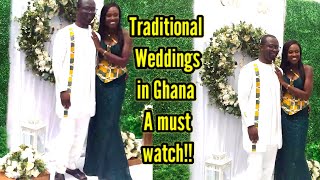 How the Akan Traditional Marriage Rites are performed in Ghana 🇬🇭 [upl. by Tades]