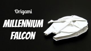 Origami Millennium Falcon Shu Sugamata [upl. by Suoirtemed]