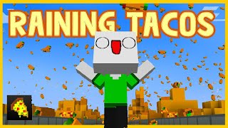 Its Raining Tacos In Minecraft SEIZURE WARNING [upl. by Lust91]