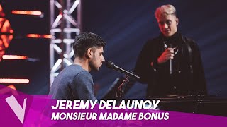 Jérémy Delaunoy amp Loïc Nottet  Monsieur Madame  Blinds  The Voice Belgique Saison 9 [upl. by Ahsenra]