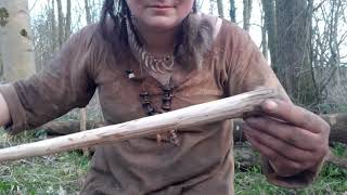 Prehistoric Survival  Making a primitive Mesolithic style Axe [upl. by Ehpotsirhc]