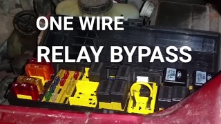 HOW TO Bypass A Relay Using One Wire [upl. by Releyks]