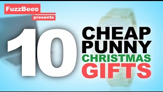 10 Cheap Punny Christmas Gifts [upl. by Annola]