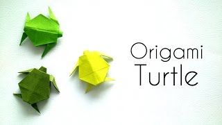 Origami Animals Tutorial Origami Turtle [upl. by Enaile]