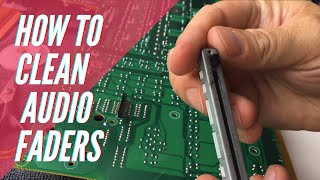 How to clean Audio Faders [upl. by Leyes]