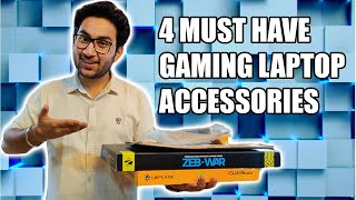 4 MUST HAVE Gaming Laptop Accessories  UNBOXING [upl. by Lemmuela]