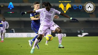 HELLAS VERONA VS UDINESE  JORNADA 19 DE LA SERIE A 2425 [upl. by Ziguard]