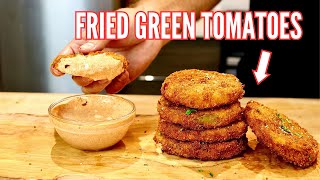 Fried Green Tomatoes  Remoulade Sauce  Quick amp Easy Recipe [upl. by Aurel]