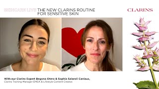 The New Clarins routine for sensitive skin I Clarins [upl. by Htomit]