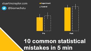 Ten Statistical Mistakes in 5 Min [upl. by Margot]