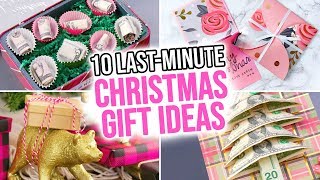 10 LastMinute DIY Christmas Gift Ideas [upl. by Parsaye]